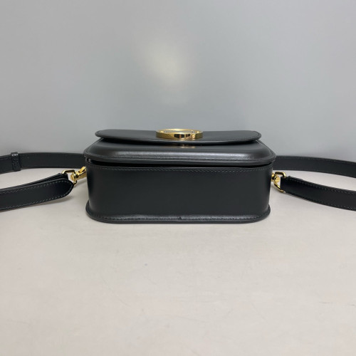 Burberry Flap Bag Smooth Calfskin Black Burberry Flap Bag Smooth Calfskin Black