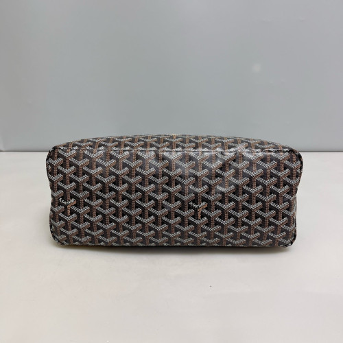 Goyard Boheme Hobo Goyardine Black Brown White