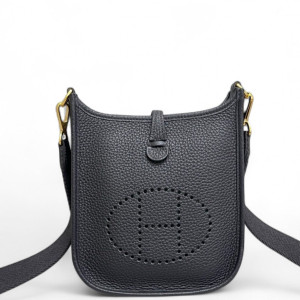 Hermes Mini Evelyne Taurillon Clemence 3Y Caban