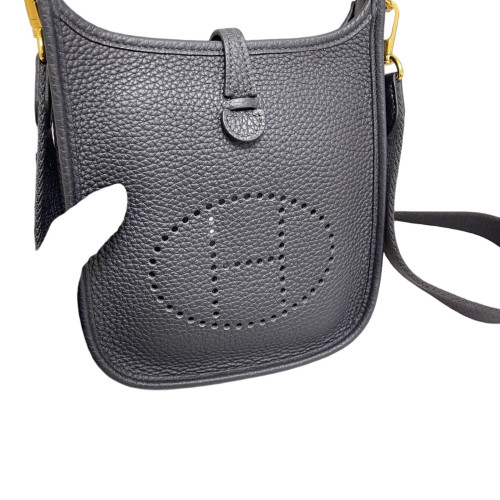 Hermes Mini Evelyne Taurillon Clemence 3Y Caban