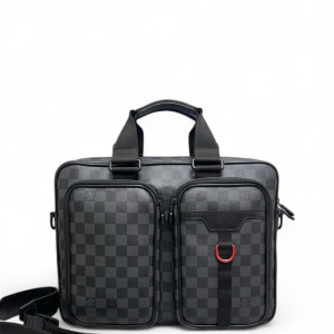 Louis Vuitton Utility Business Bag Damier Graphite Black Louis Vuitton Utility Business Bag Damier Graphite Black