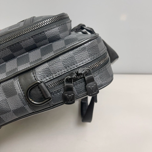 Louis Vuitton Utility Business Bag Damier Graphite Black Louis Vuitton Utility Business Bag Damier Graphite Black