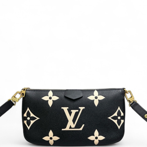 Louis Vuitton Multi Pochette Accessories Monogram Empreinte Giant Black