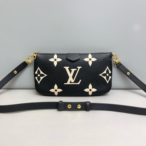 Louis Vuitton Multi Pochette Accessories Monogram Empreinte Giant Black