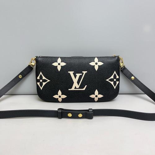 Louis Vuitton Multi Pochette Accessories Monogram Empreinte Giant Black