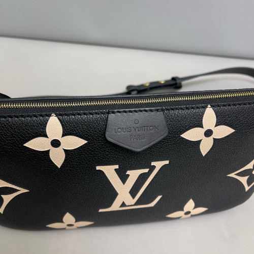 Louis Vuitton Multi Pochette Accessories Monogram Empreinte Giant Black