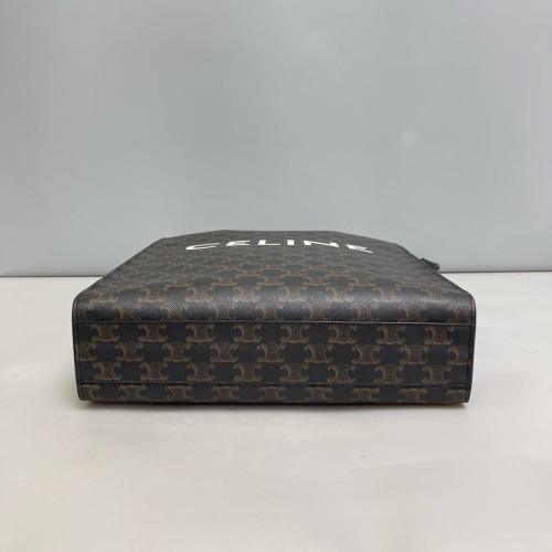 Celine Medium Vertical Cabas Triomphe Black