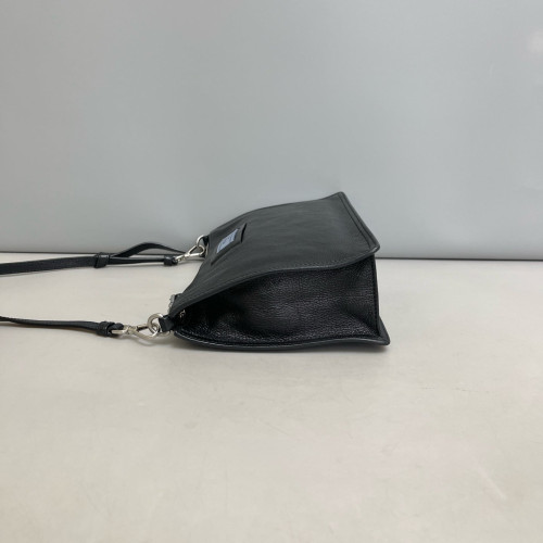 Prada Shoulder Bag Calfskin Black