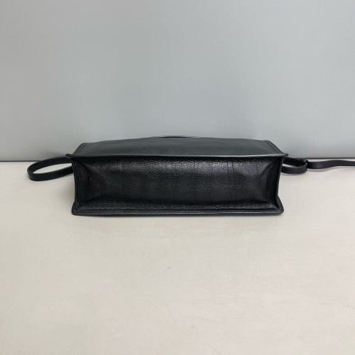 Prada Shoulder Bag Calfskin Black