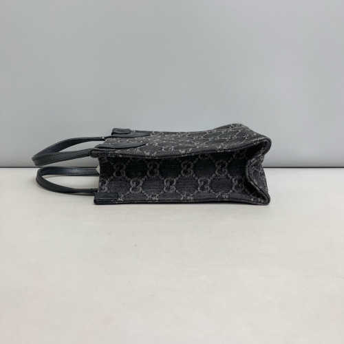 Gucci Tote Bag Denim Grey