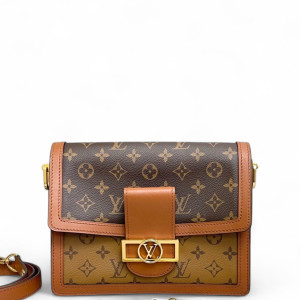 Louis Vuitton Dauphine MM Reverse Monogram Brown