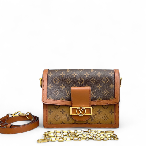 Louis Vuitton Dauphine MM Reverse Monogram Brown