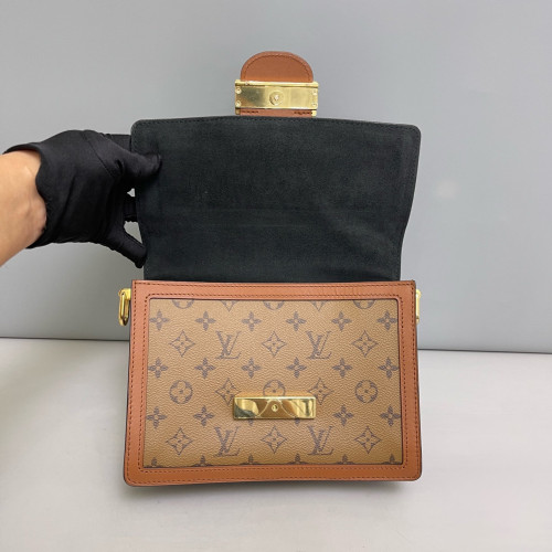 Louis Vuitton Dauphine MM Reverse Monogram Brown