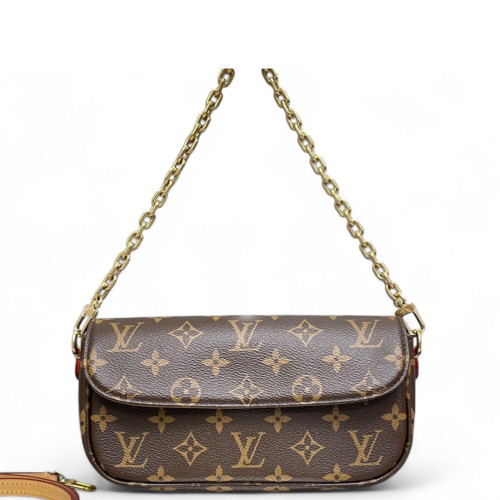 Louis Vuitton Ivy Wallet On Chain Monogram Brown Louis Vuitton Ivy Wallet On Chain Monogram Brown