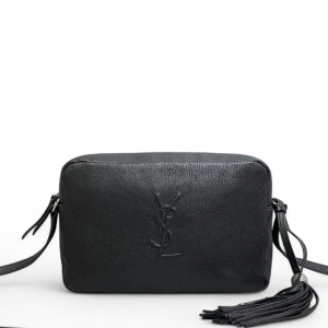 Yves Saint Laurent Tassel Camera Case Cuir Black Yves Saint Laurent Tassel Camera Case Cuir Black