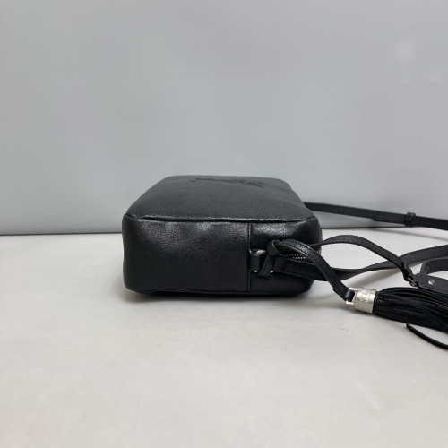 Yves Saint Laurent Tassel Camera Case Cuir Black