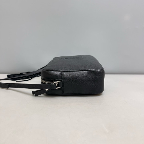 Yves Saint Laurent Tassel Camera Case Cuir Black