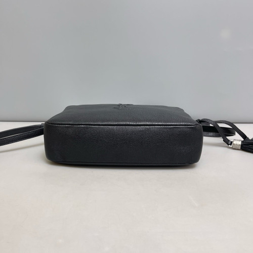 Yves Saint Laurent Tassel Camera Case Cuir Black