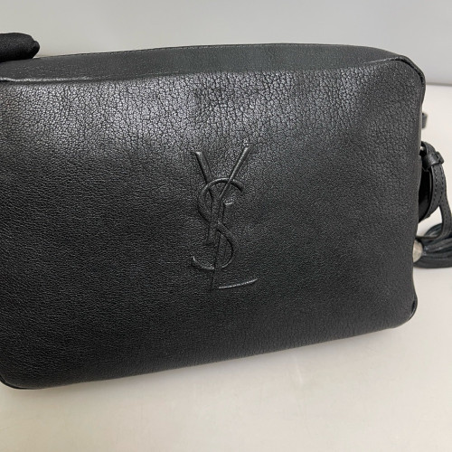Yves Saint Laurent Tassel Camera Case Cuir Black