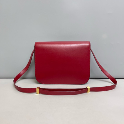 Celine Medium Classic Box Smooth Calfskin Red