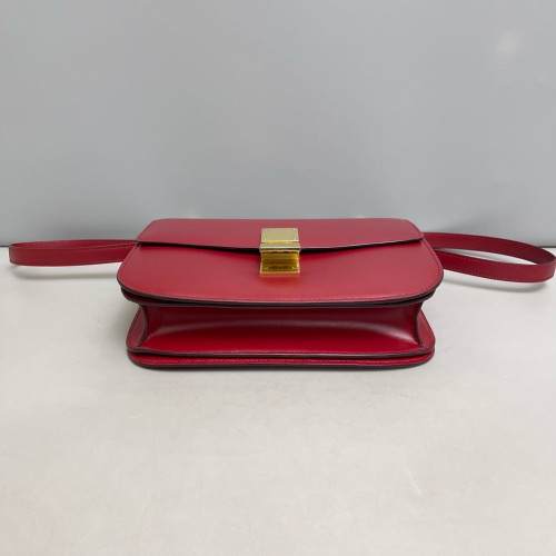 Celine Medium Classic Box Smooth Calfskin Red