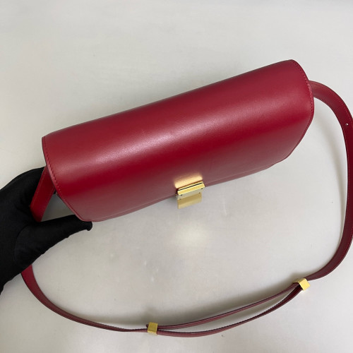 Celine Medium Classic Box Smooth Calfskin Red