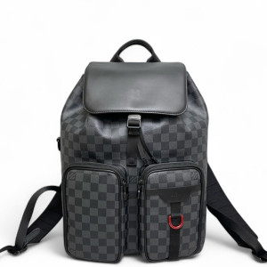 Louis Vuitton Backpack Damier Graphite Black