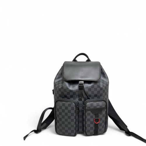 Louis Vuitton Backpack Damier Graphite Black