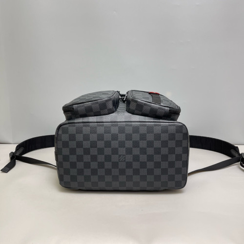 Louis Vuitton Backpack Damier Graphite Black