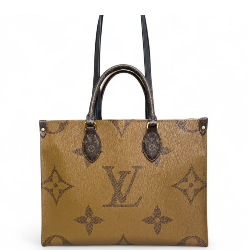 Louis Vuitton Onthego MM Reverse Monogram Giant Brown