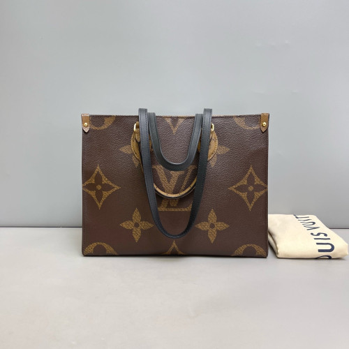 Louis Vuitton Onthego MM Reverse Monogram Giant Brown