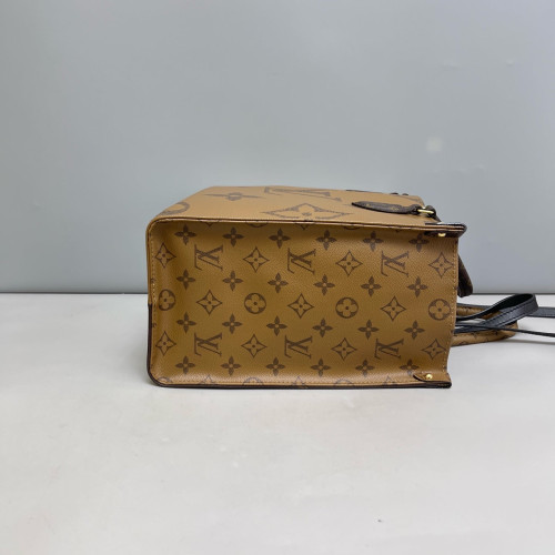 Louis Vuitton Onthego MM Reverse Monogram Giant Brown