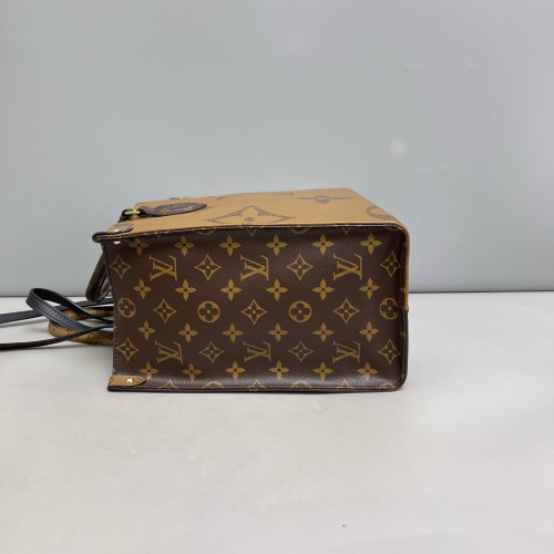 Louis Vuitton Onthego MM Reverse Monogram Giant Brown