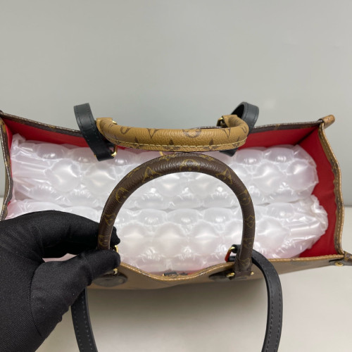 Louis Vuitton Onthego MM Reverse Monogram Giant Brown