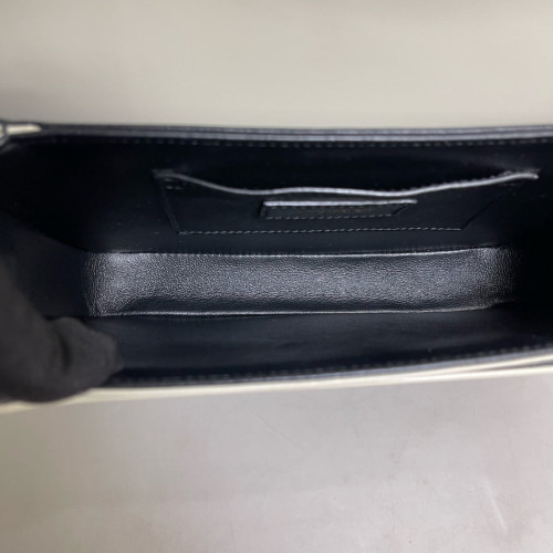 Yves Saint Laurent Medium Solferino Calfskin Beige