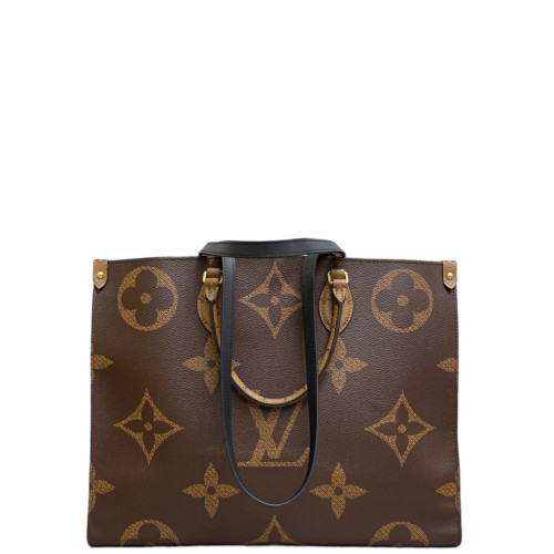 Louis Vuitton Onthego GM Reverse Monogram Light Brown Dark Brown