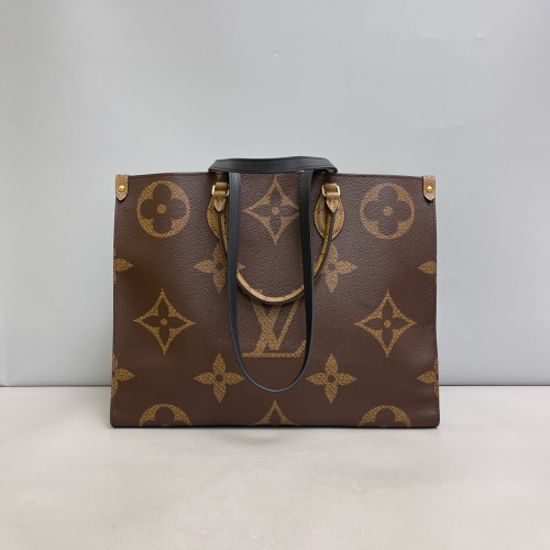 Louis Vuitton Onthego GM Reverse Monogram Light Brown Dark Brown