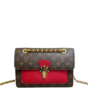 Louis Vuitton Victoire Monogram Brown Red