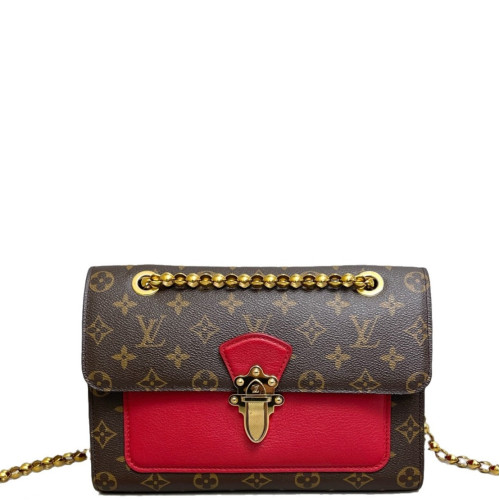 Louis Vuitton Victoire Monogram Brown Red