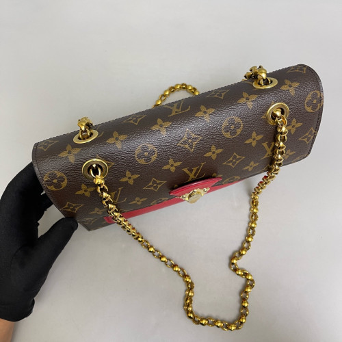 Louis Vuitton Victoire Monogram Brown Red