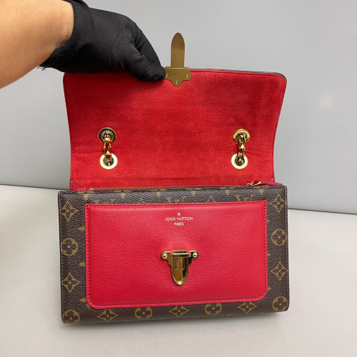 Louis Vuitton Victoire Monogram Brown Red