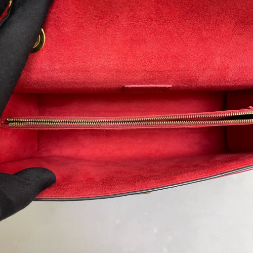 Louis Vuitton Victoire Monogram Brown Red
