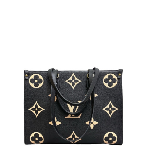Louis Vuitton Onthego MM Monogram Empreinte Giant Black White