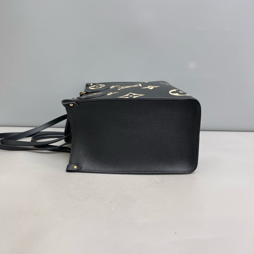 Louis Vuitton Onthego MM Monogram Empreinte Giant Black White