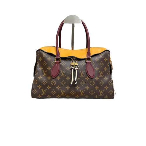 Louis Vuitton Tuileries Monogram Burgundy Brown Yellow