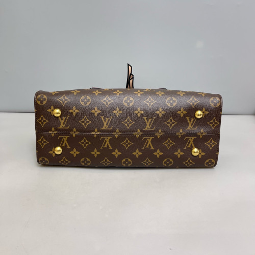 Louis Vuitton Tuileries Monogram Burgundy Brown Yellow