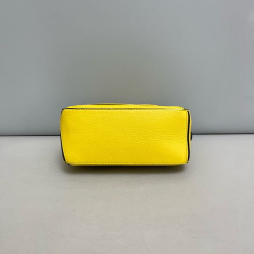 Loewe Mini Puzzle Grained Calfskin Yellow