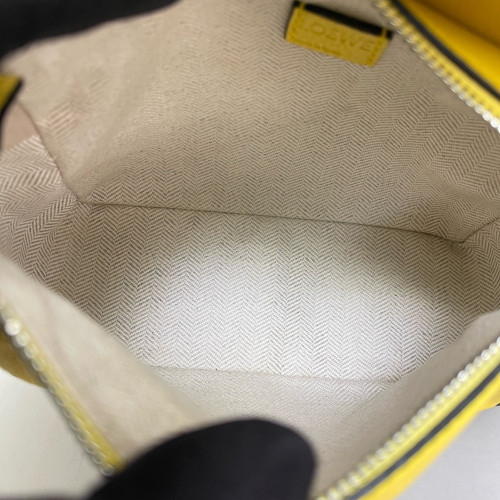 Loewe Mini Puzzle Grained Calfskin Yellow