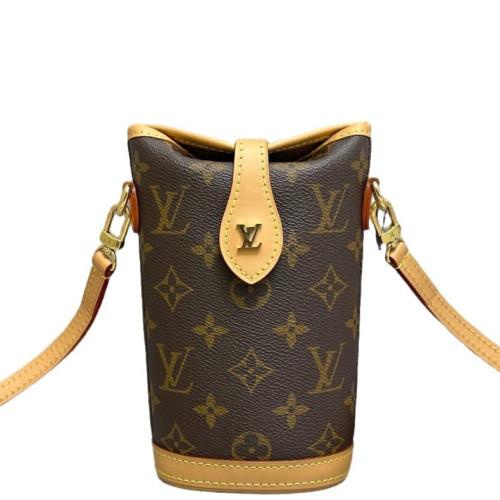 Louis Vuitton Fold Me Pouch Monogram Brown