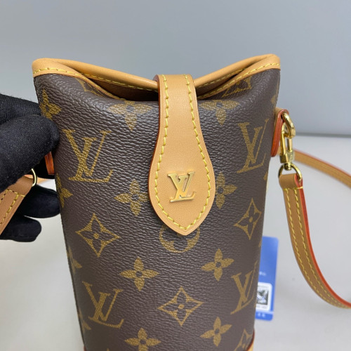 Louis Vuitton Fold Me Pouch Monogram Brown